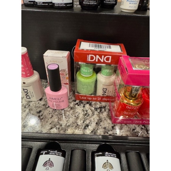 Modelones Gel Nail Polish Kit UV LED Lamp Glitter Stickers Rhinestones Tools - Picture 8 of 13